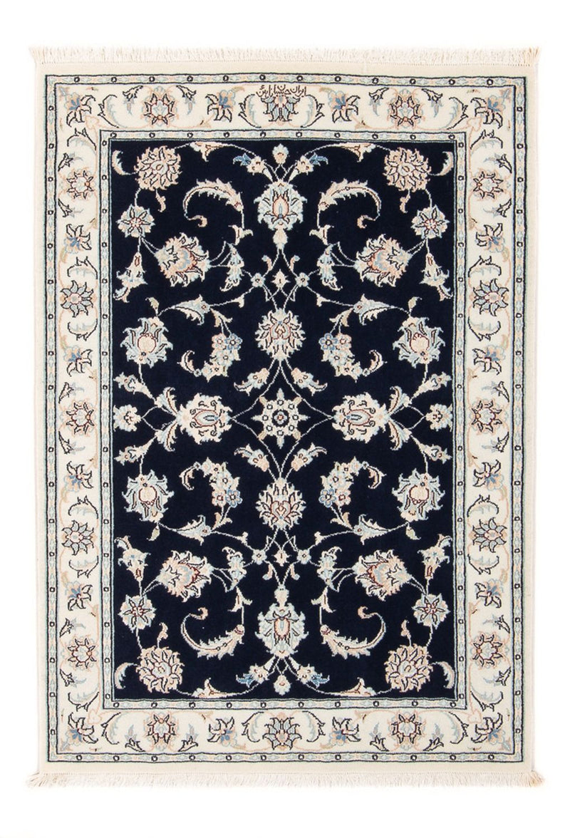 Perser Rug - Nain - Premium - 118 x 81 cm - dark blue