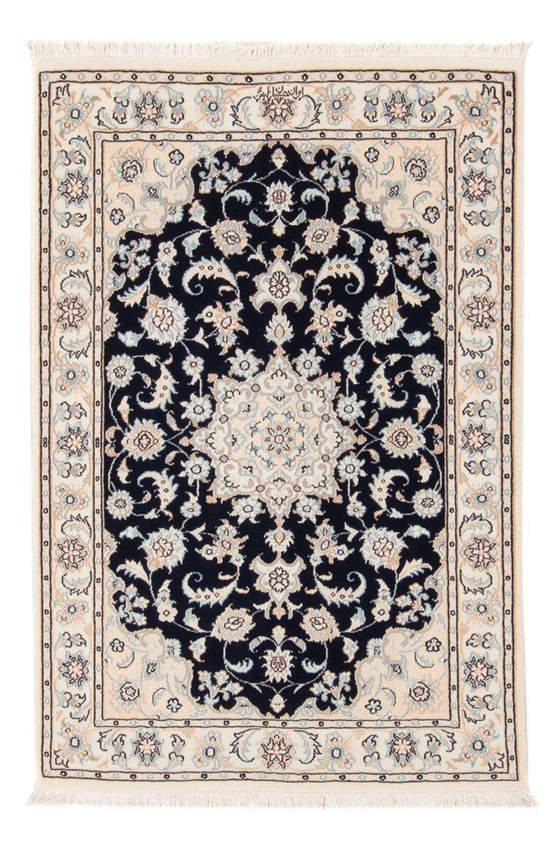 Perser Rug - Nain - Premium - 120 x 80 cm - dark blue