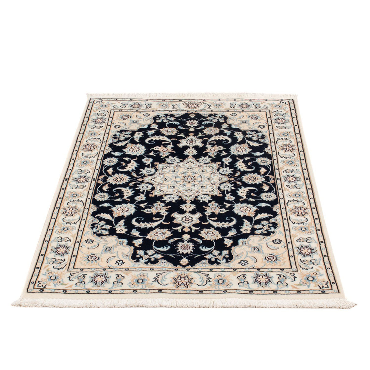 Perser Rug - Nain - Premium - 120 x 80 cm - dark blue