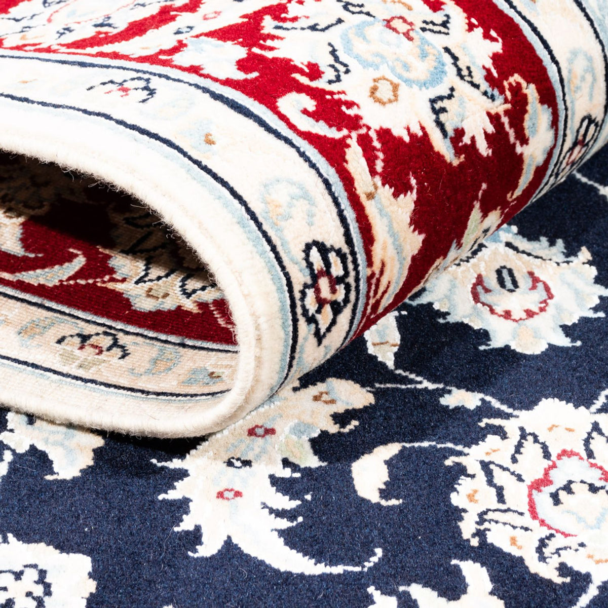 Perser Rug - Nain - Premium - 180 x 118 cm - dark blue