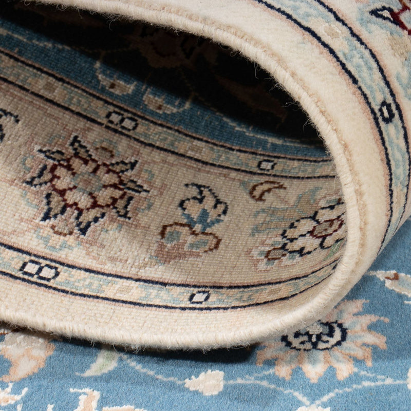 Perser Rug - Nain - Premium - 116 x 81 cm - light blue