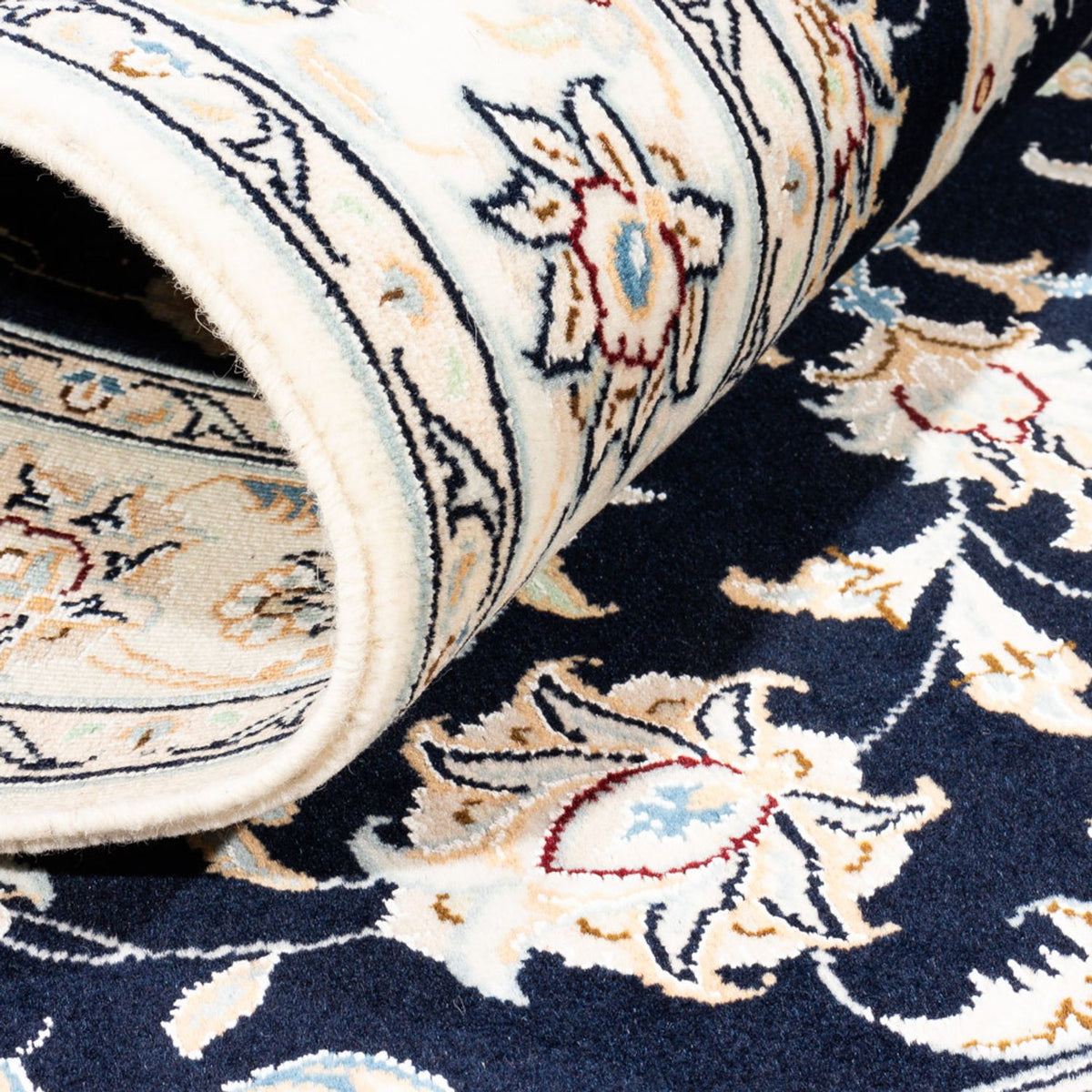 Perser Rug - Nain - Premium - 158 x 109 cm - dark blue