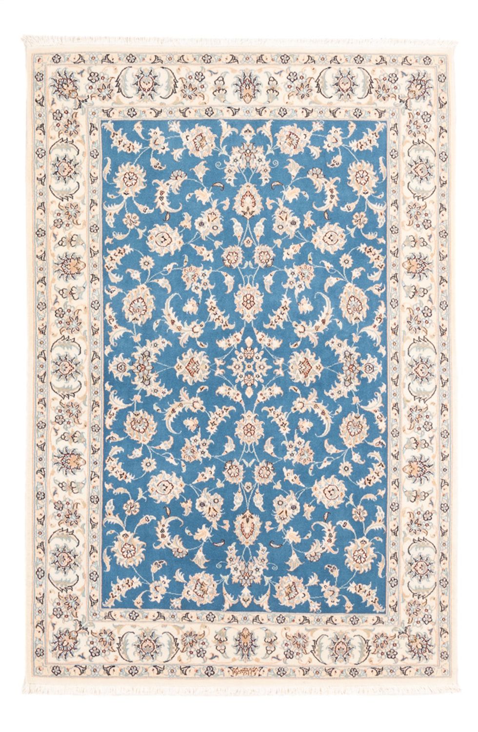 Perser Rug - Nain - Premium - 176 x 121 cm - blue