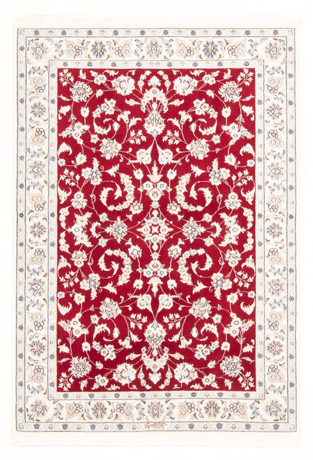 Perser Rug - Nain - Royal - 157 x 108 cm - red