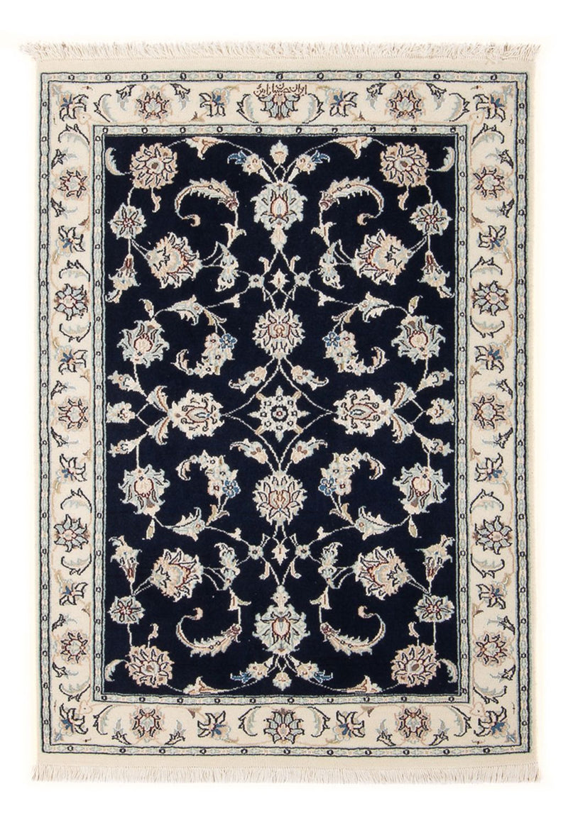Perser Rug - Nain - Premium - 116 x 80 cm - dark blue