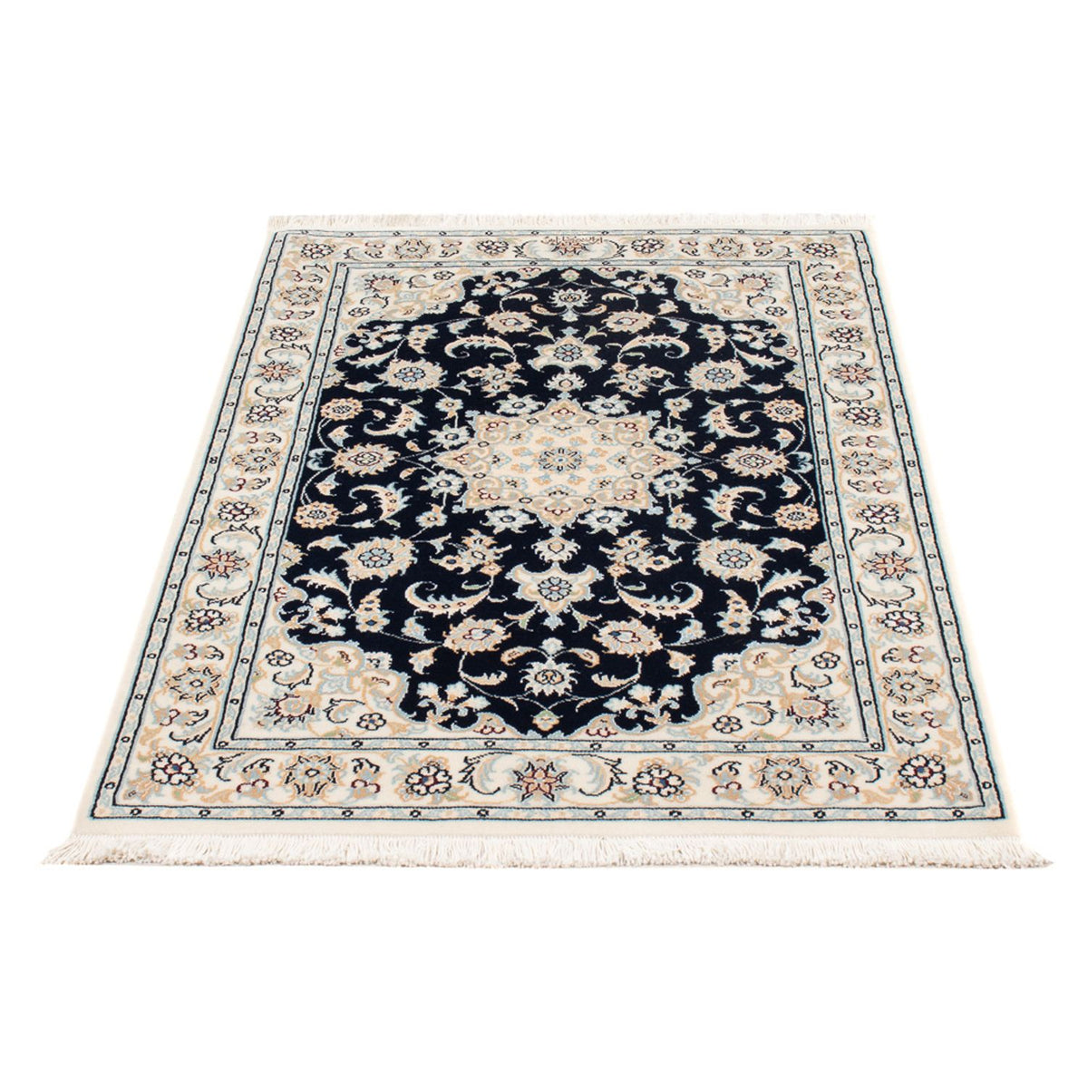 Perser Rug - Nain - Premium - 120 x 80 cm - dark blue