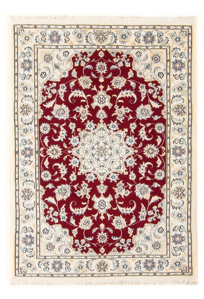 Perser Rug - Nain - Premium - 117 x 81 cm - red