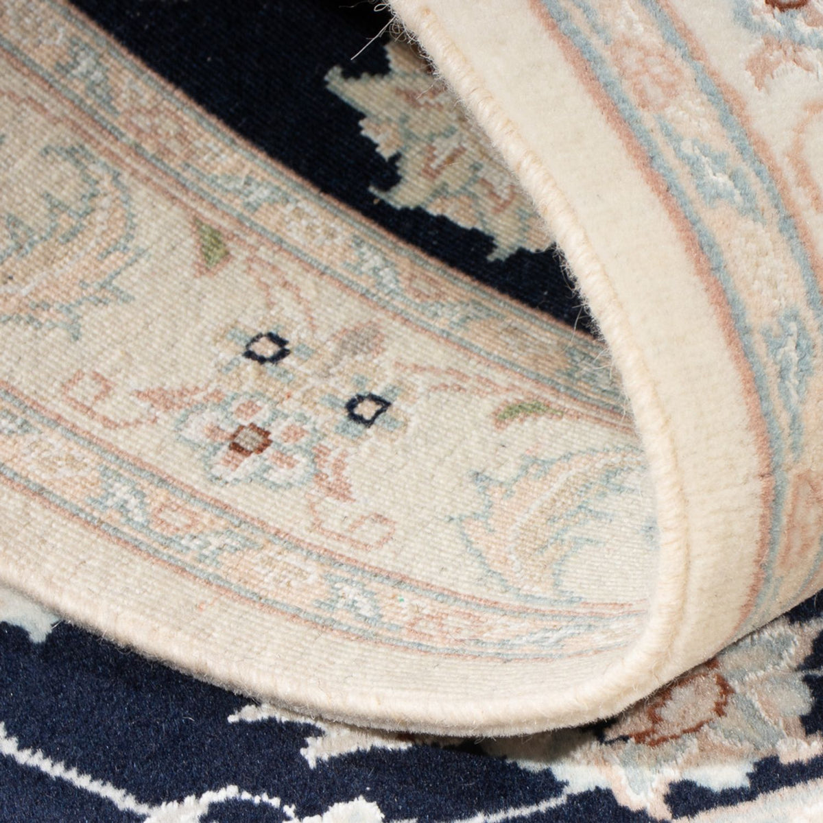 Perser Rug - Nain - Premium - 138 x 75 cm - dark blue