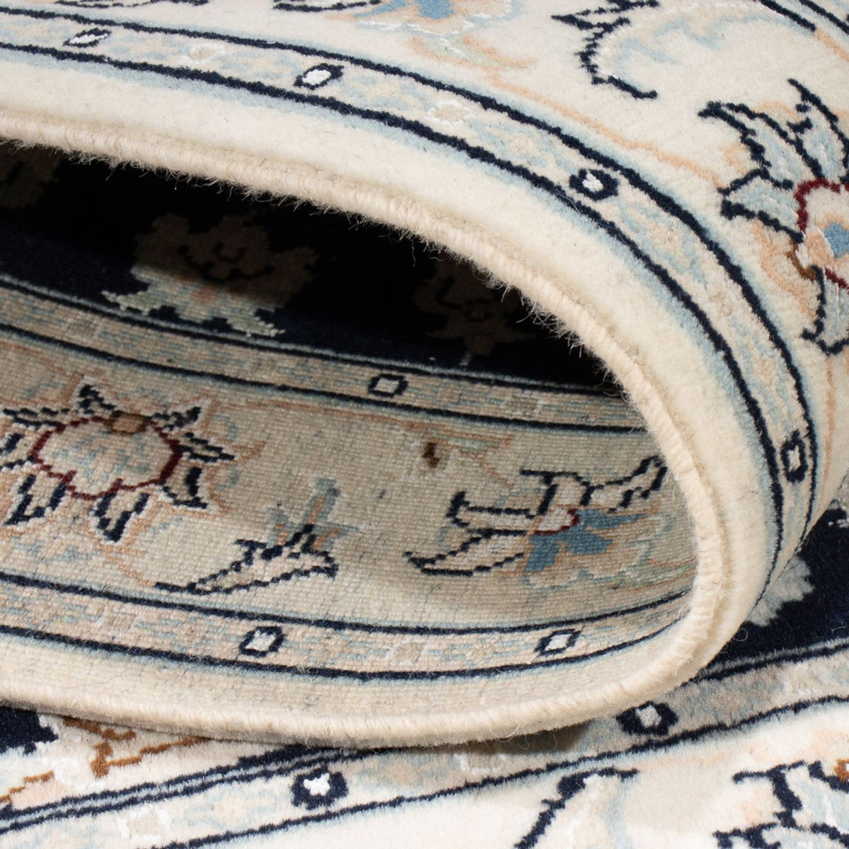 Perser Rug - Nain - Premium - 124 x 82 cm - dark blue