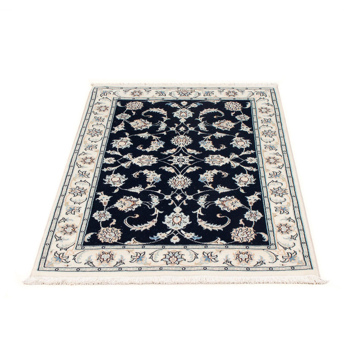 Perser Rug - Nain - Premium - 124 x 82 cm - dark blue