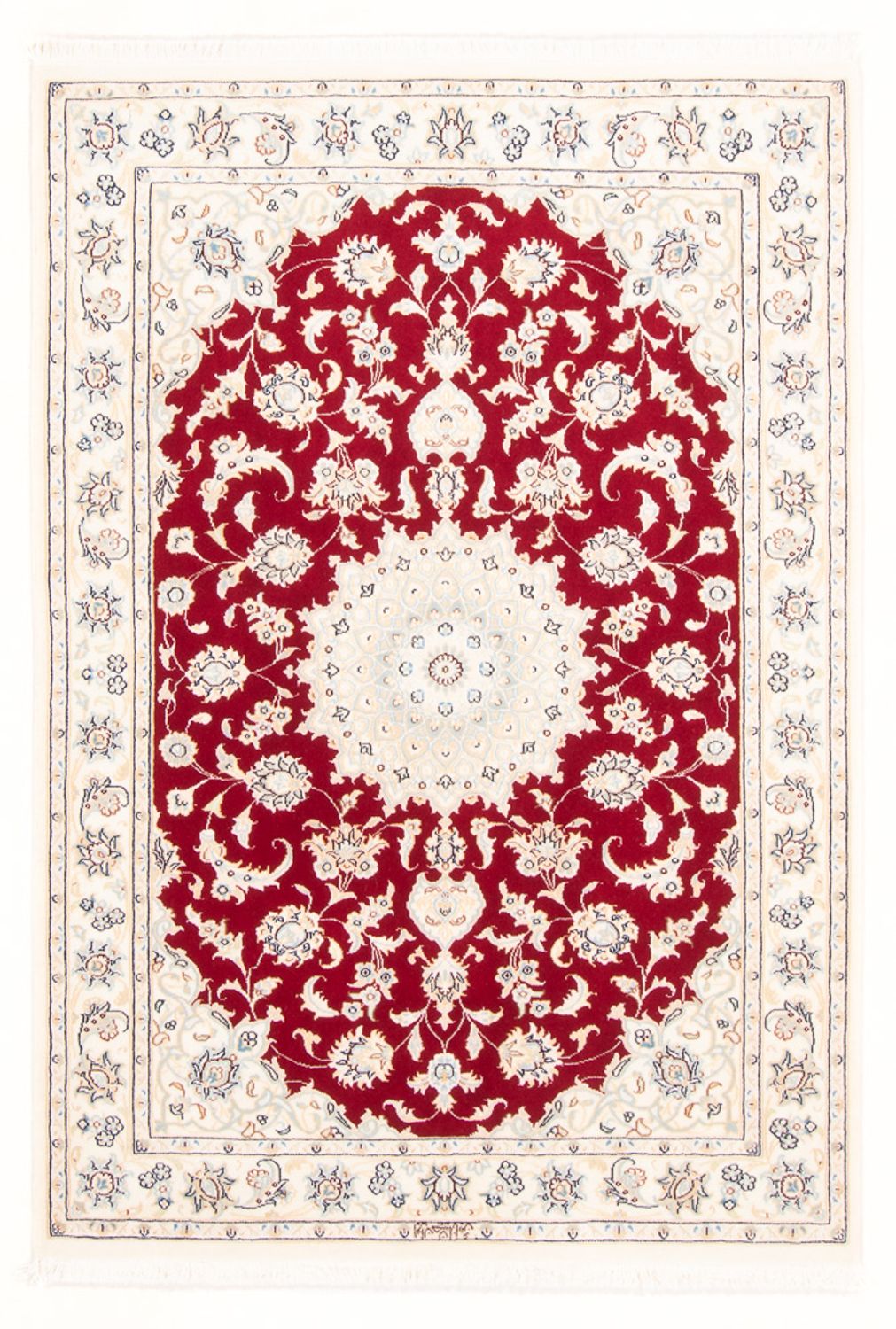 Perser Rug - Nain - Royal - 156 x 107 cm - red