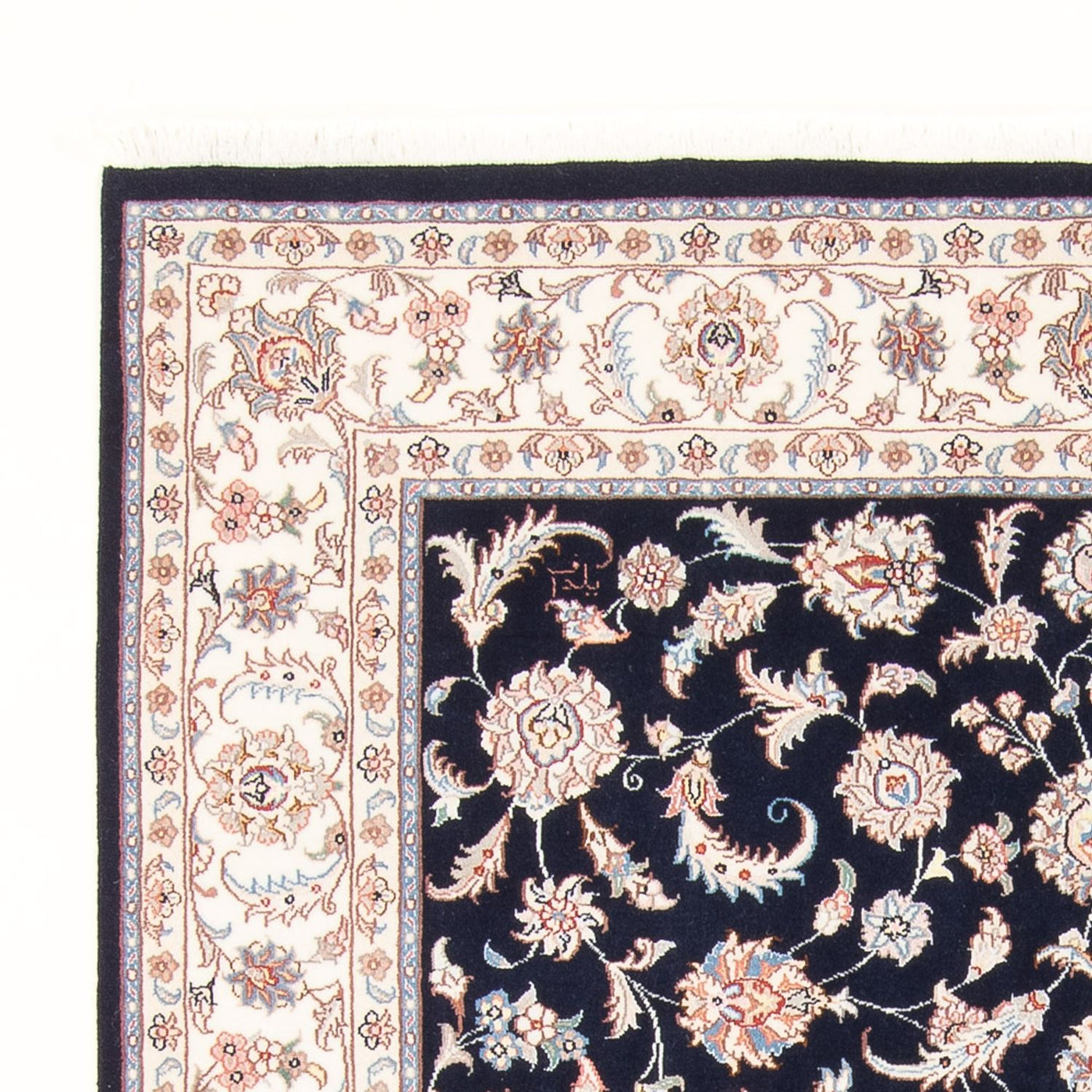 Tabriz - 50 Raj Rug 202x150cm - Persian Rugs