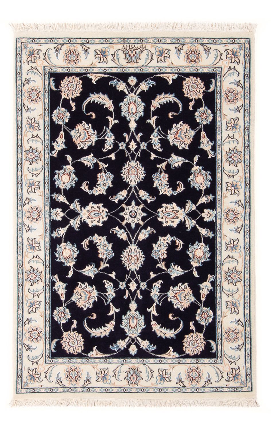 Perser Rug - Nain - Premium - 125 x 80 cm - dark blue