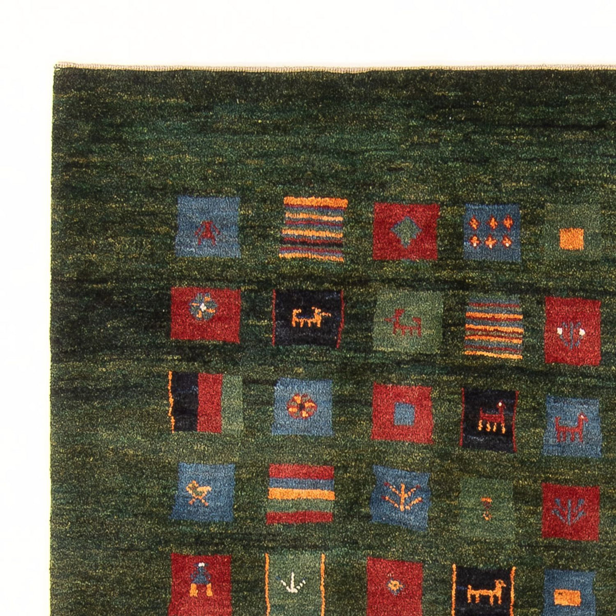 Persian Gabbeh Rug 164x234cm - Perserteppich Wollteppich