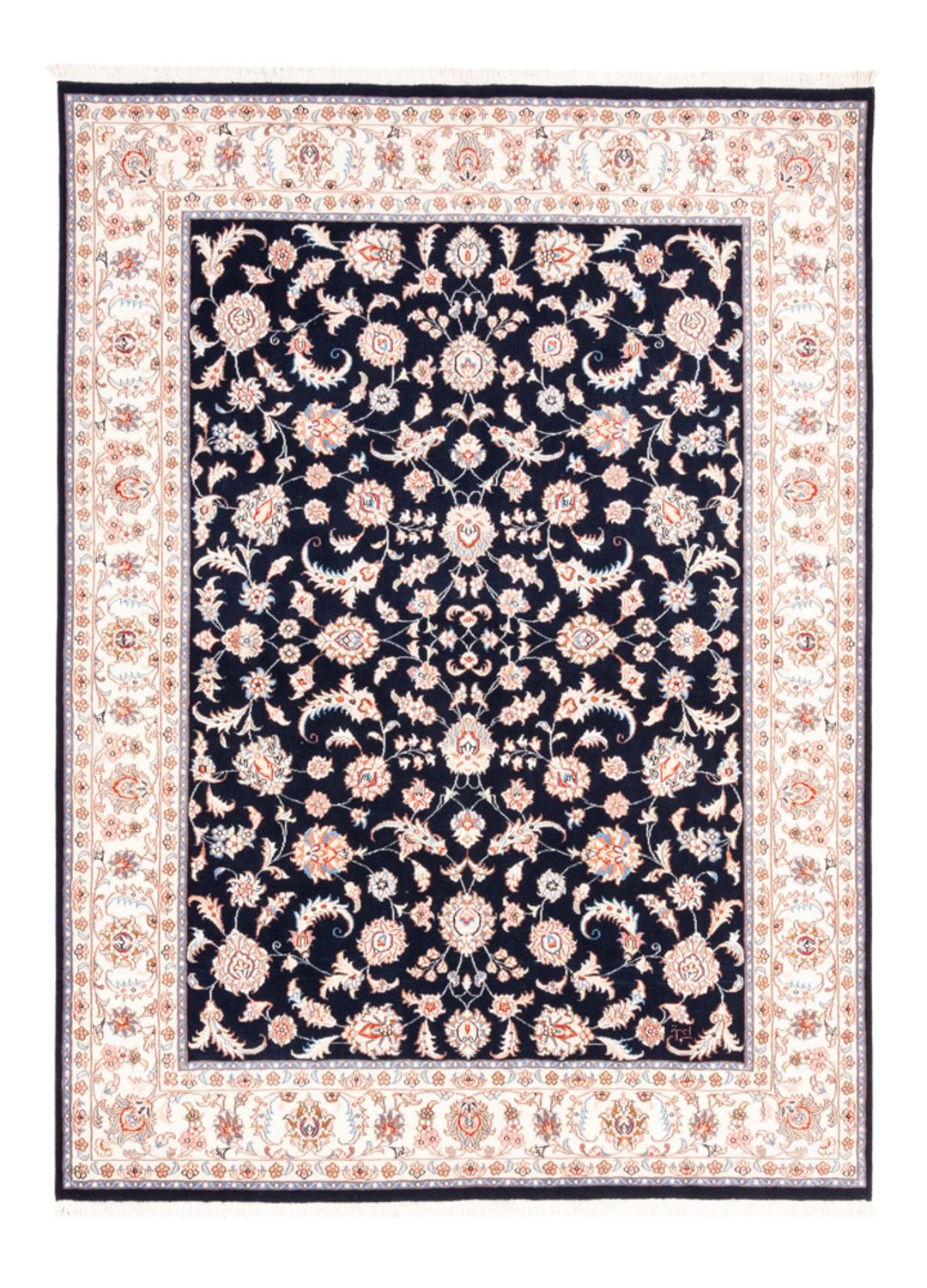 Perser Rug - Tabriz - 200 x 149 cm - dark blue