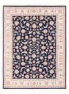 Tabriz - 50 Raj Rug 150x196cm - Persian Rugs - Rectangle / Dark Blue / 150 x 196 cm Rectangle