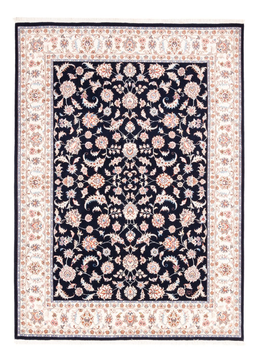 Perser Rug - Tabriz - 201 x 150 cm - dark blue