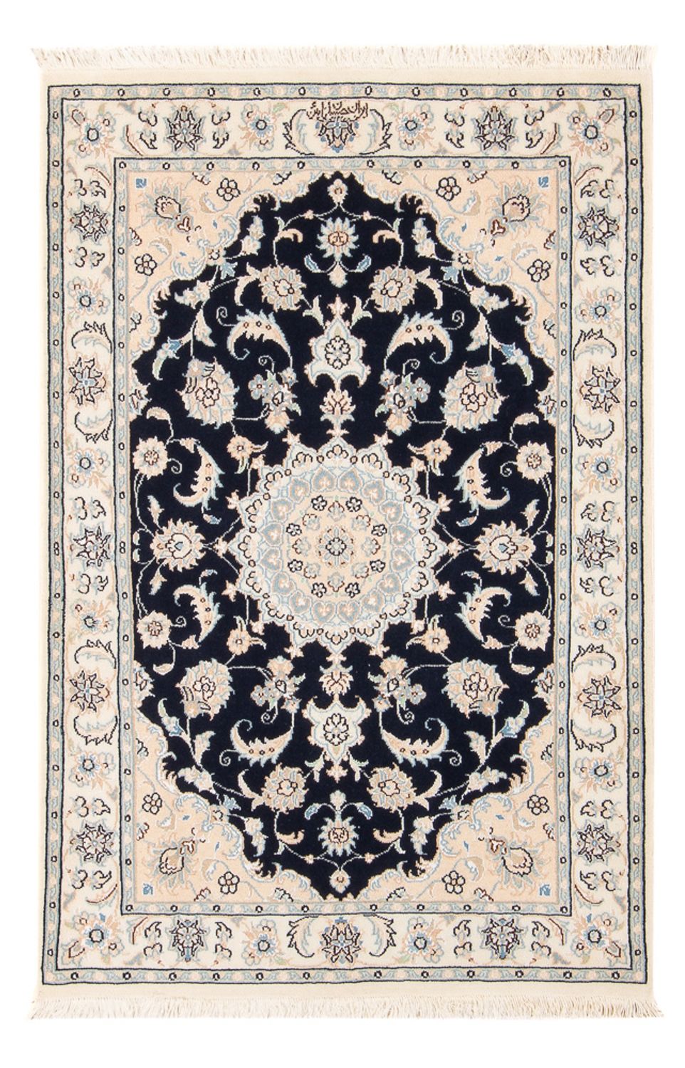 Perser Rug - Nain - Premium - 120 x 81 cm - dark blue