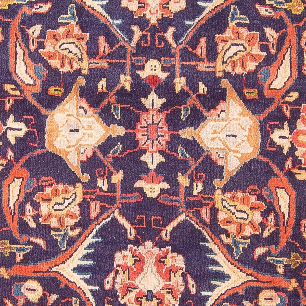 Runner Perser Rug - Bidjar - 306 x 118 cm - dark blue