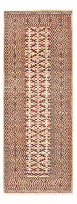 Runner Turkaman Rug - 282 x 100 cm - cream