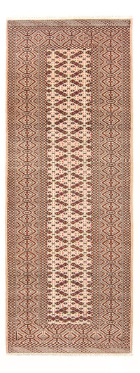 Runner Turkaman Rug - 282 x 100 cm - cream