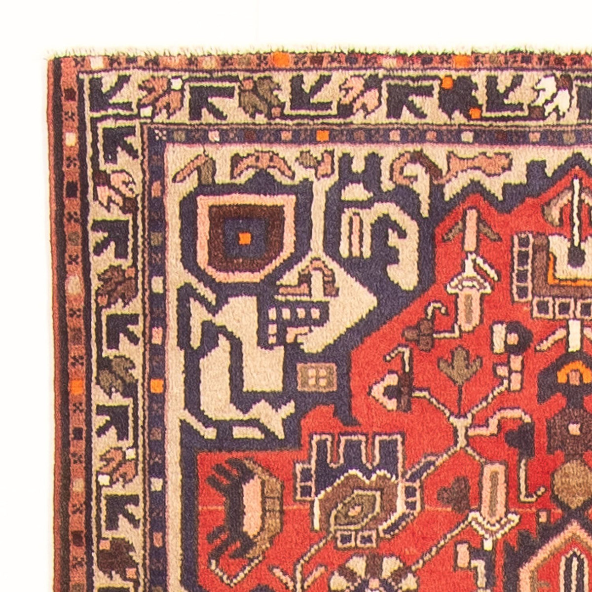 Runner Perser Rug - Bidjar - 293 x 109 cm - red