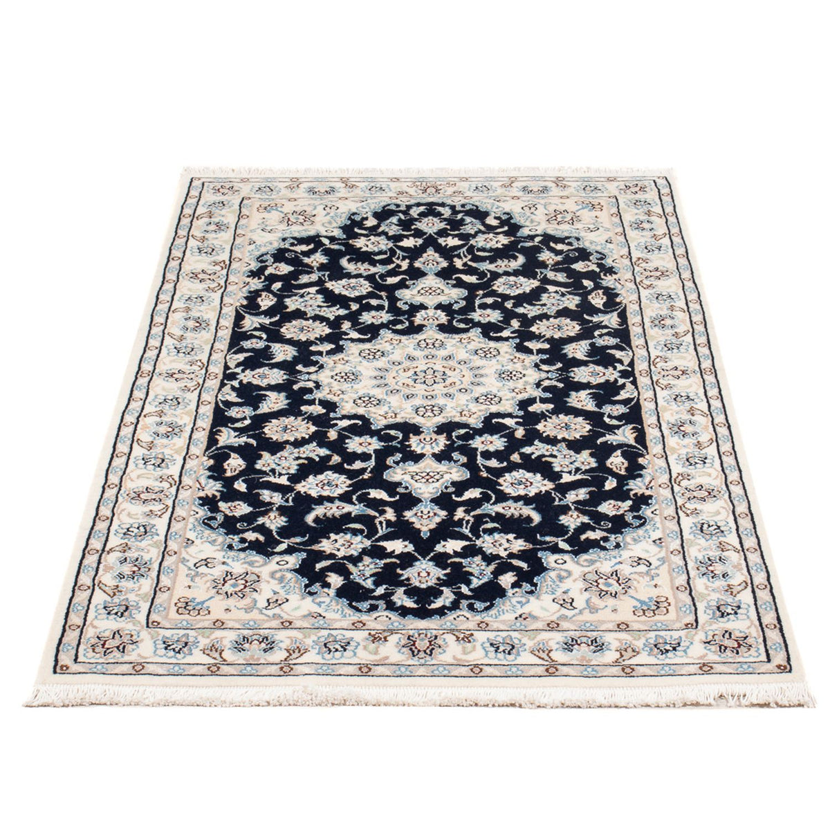 Perser Rug - Nain - Premium - 140 x 70 cm - dark blue