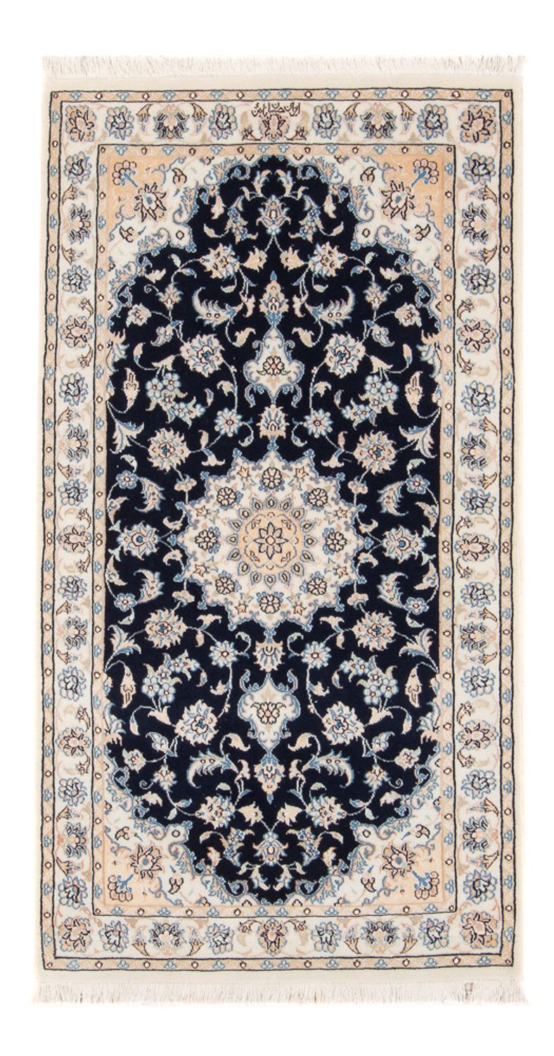 Perser Rug - Nain - Premium - 134 x 74 cm - dark blue