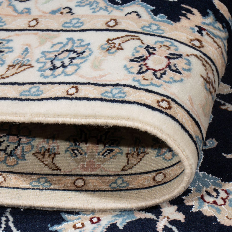 Perser Rug - Nain - Premium - 134 x 74 cm - dark blue