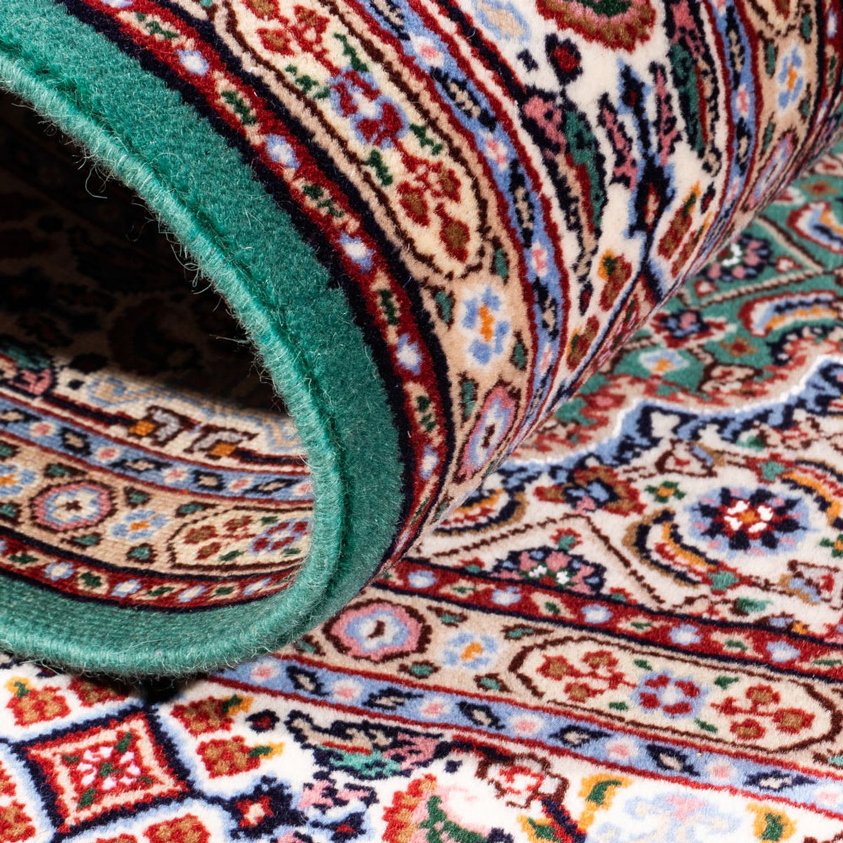 Perser Rug - Classic - Royal - 132 x 80 cm - light green