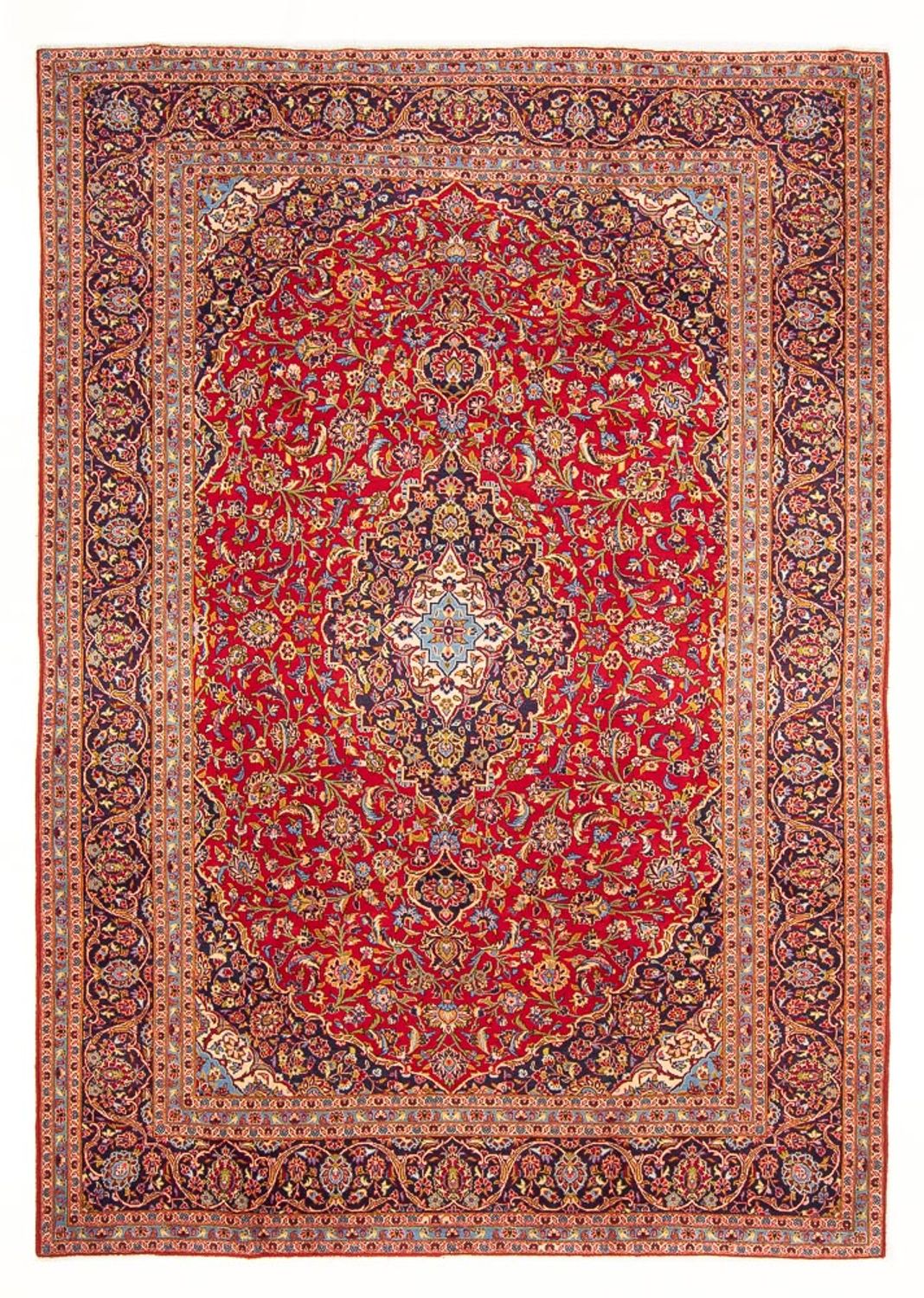 Perser Rug - Keshan - 288 x 206 cm - red