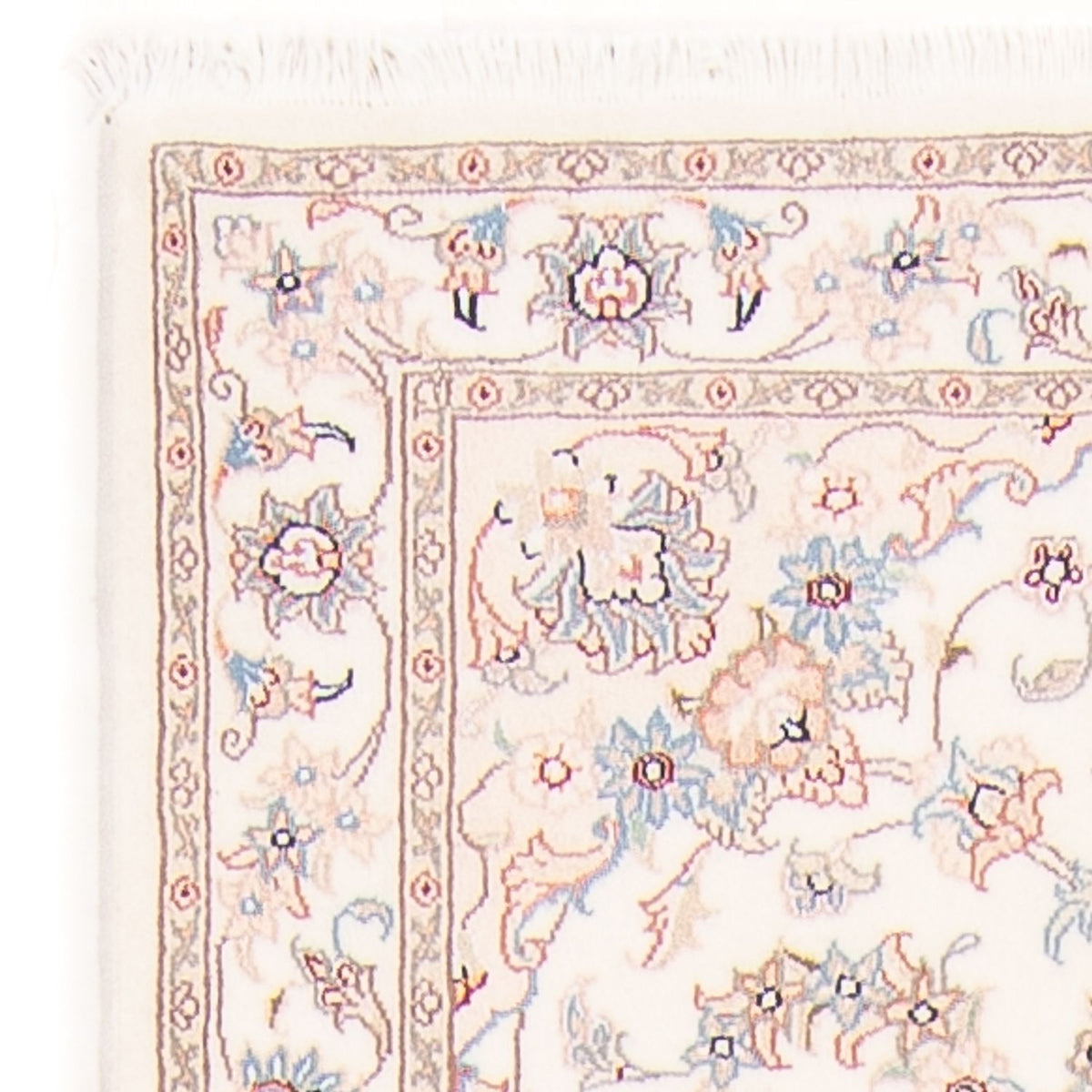 Runner Perser Rug - Tabriz - Royal - 296 x 80 cm - cream