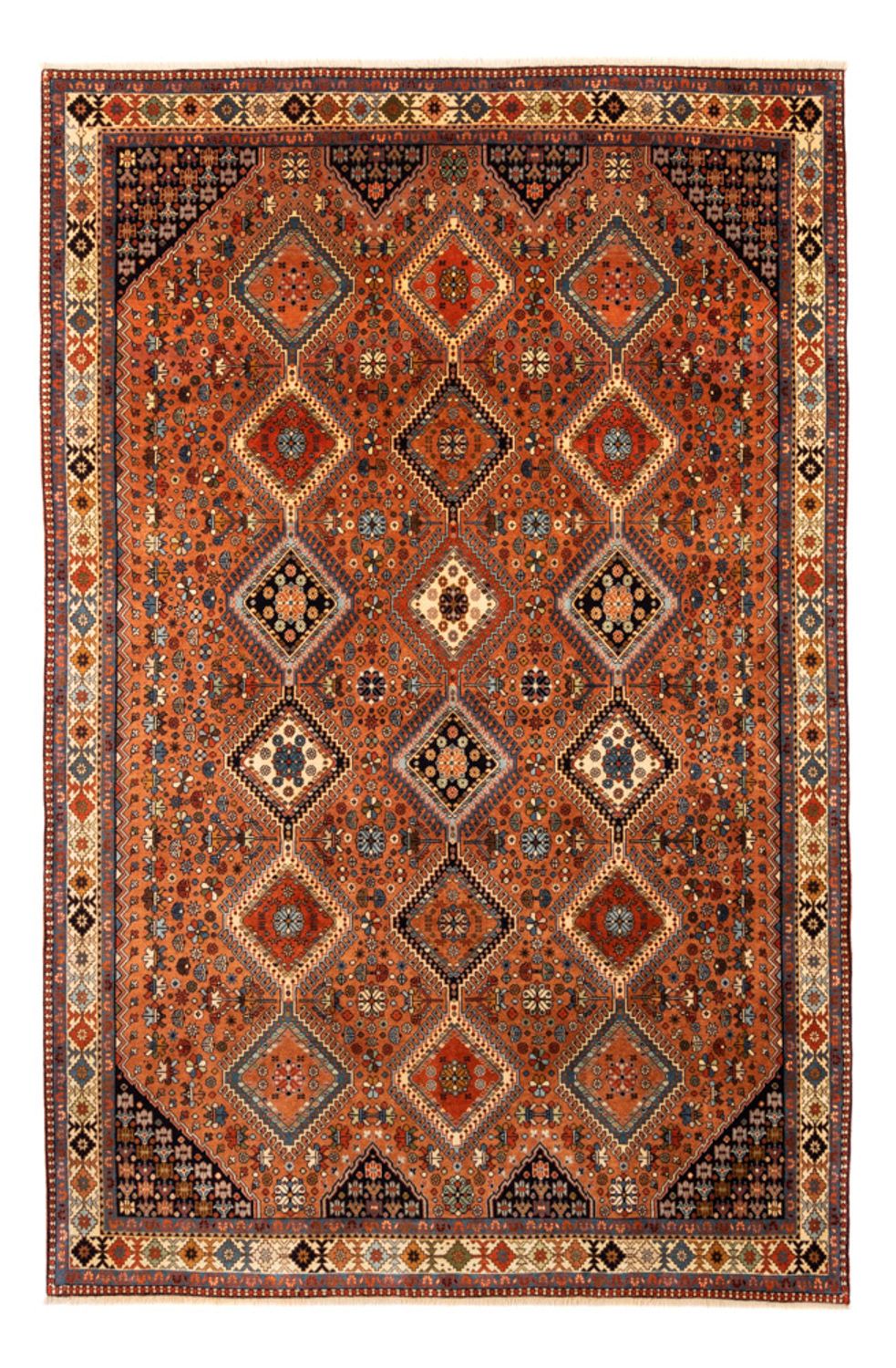 Perser Rug - Nomadic - 305 x 202 cm - terracotta