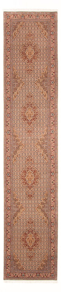 Runner Perser Rug - Tabriz - Royal - 400 x 80 cm - beige
