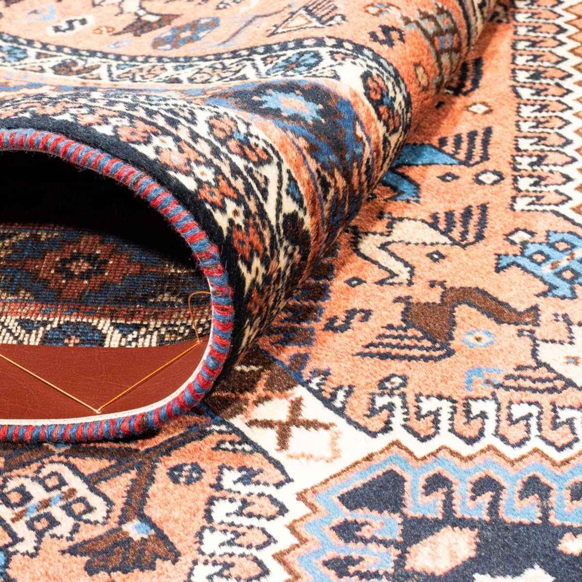 Perser Rug - Nomadic - 244 x 153 cm - red