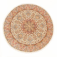 Perser Rug - Tabriz - Royal round  - 200 x 200 cm - cream