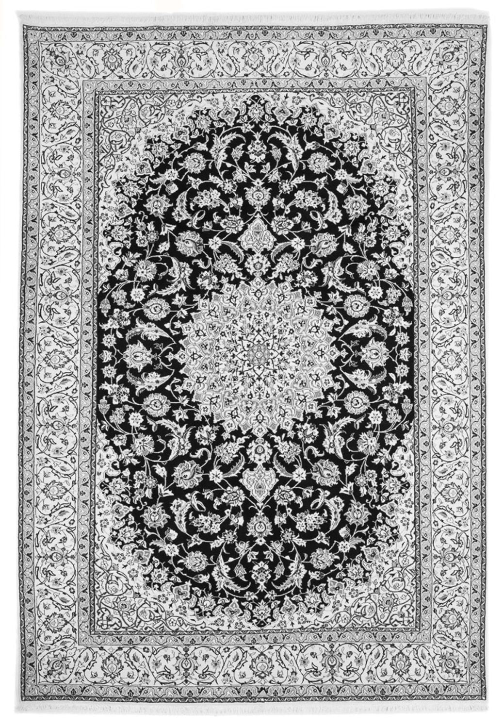 Perser Rug - Nain - 304 x 200 cm - dark blue