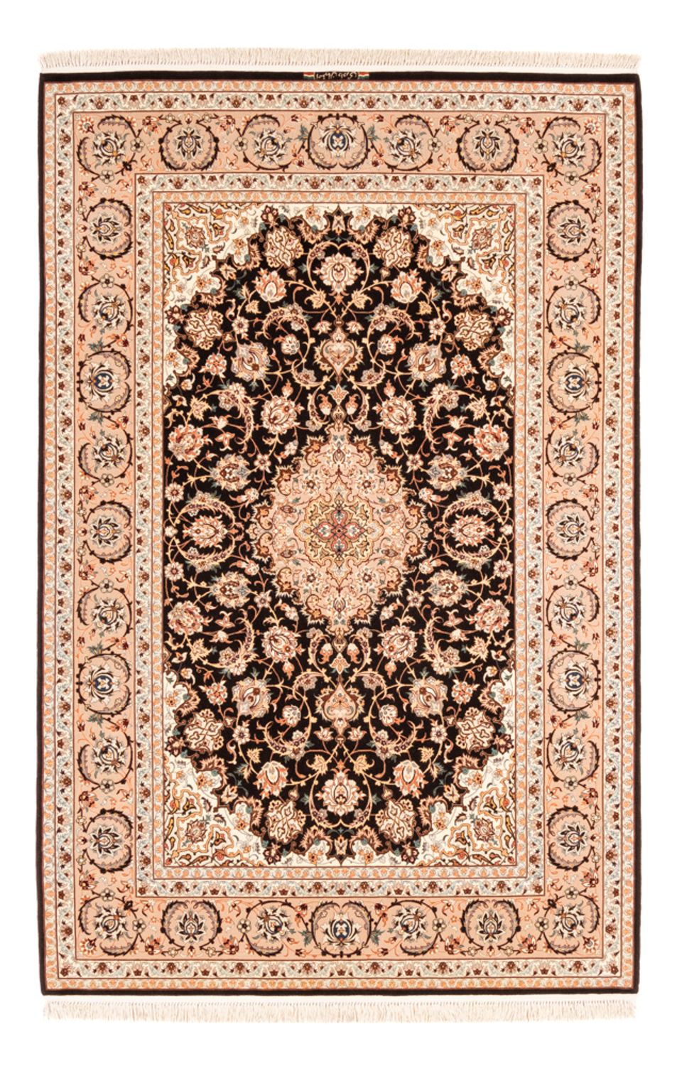 Runner Perser Rug - Isfahan - Premium - 227 x 148 cm - dark blue