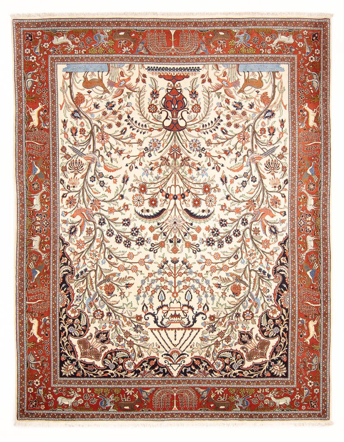 Perser Rug - Ghom - 280 x 211 cm - cream