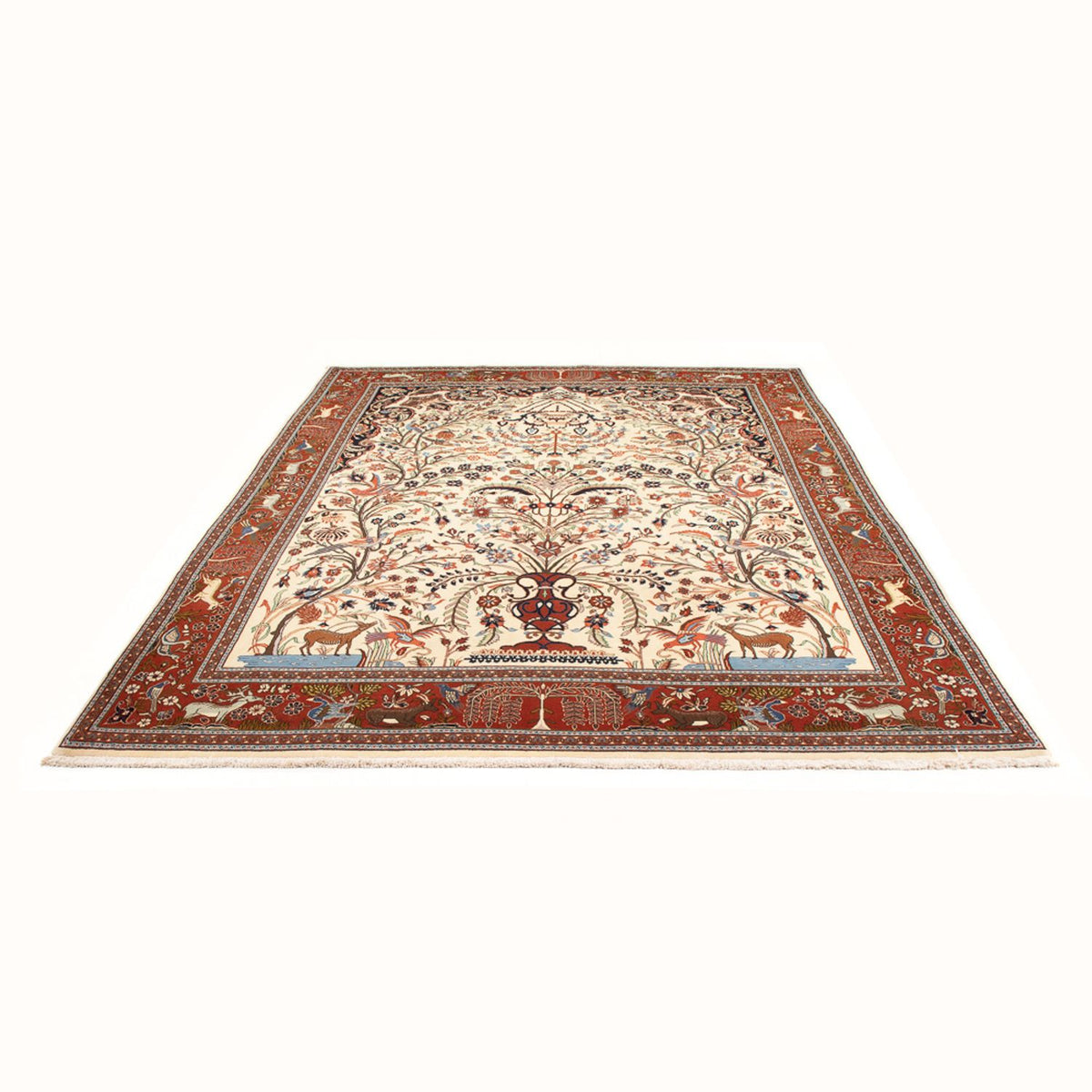 Perser Rug - Ghom - 280 x 211 cm - cream