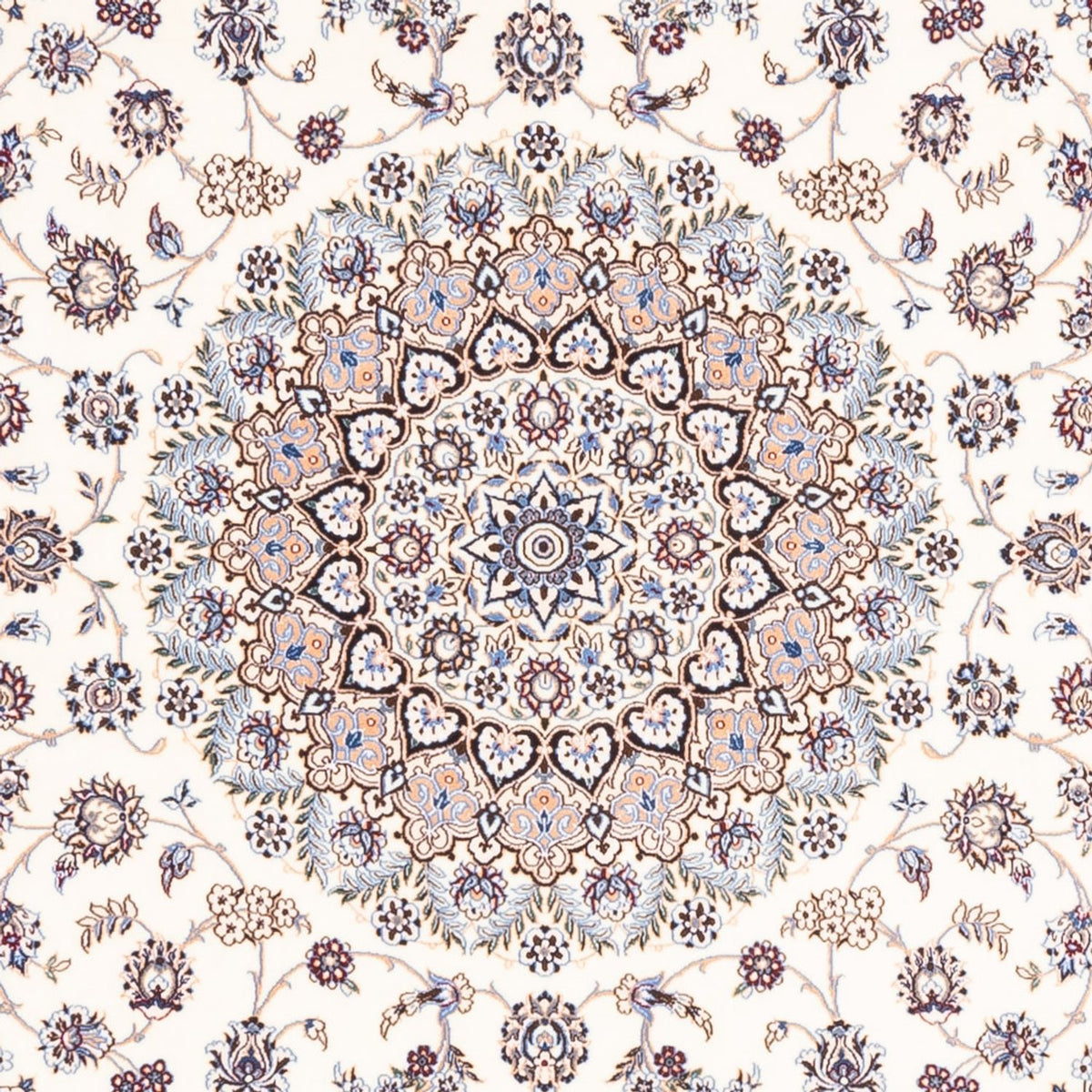 Perser Rug - Nain - Premium square  - 203 x 201 cm - cream