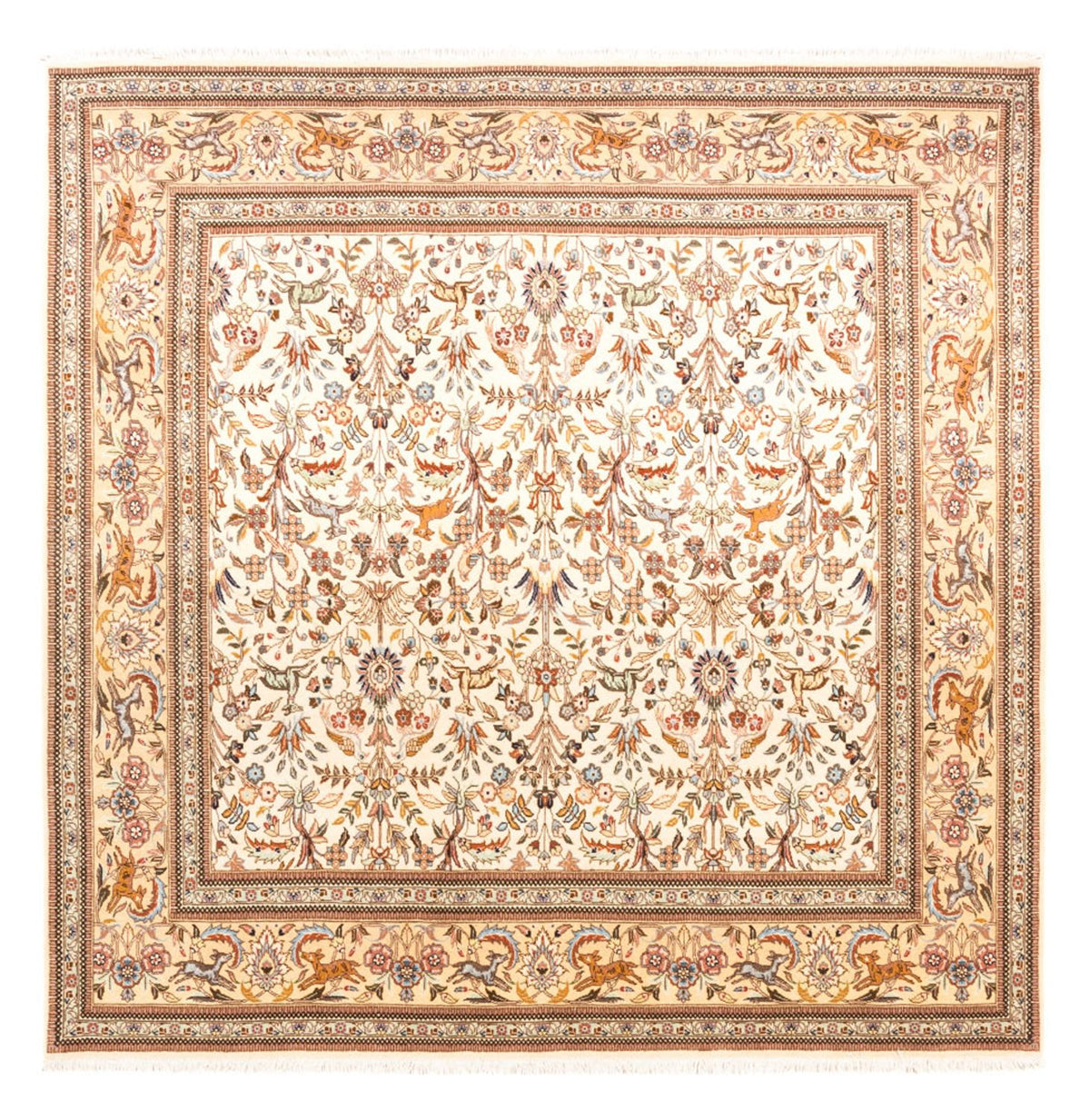 Perser Rug - Classic square  - 205 x 205 cm - cream