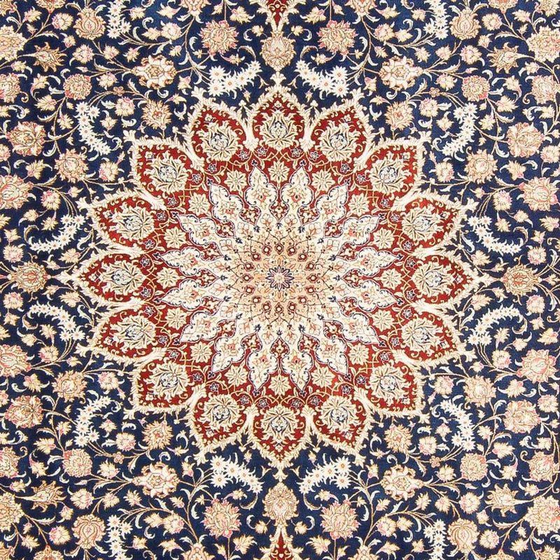 Silk Rug - Ghom Silk - Premium - 287 x 196 cm - blue