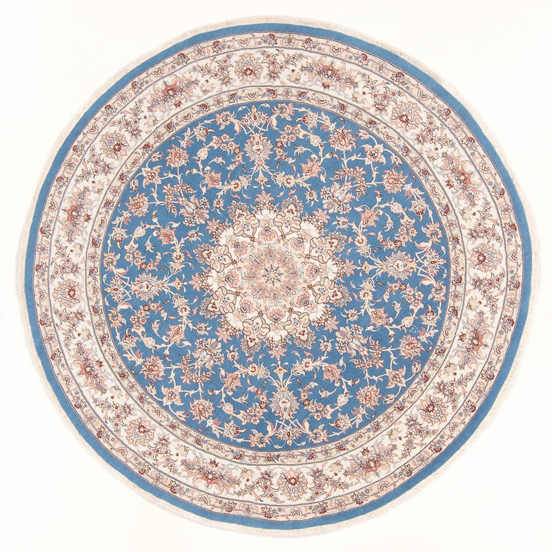 Perser Rug - Tabriz - Royal round  - 200 x 200 cm - blue