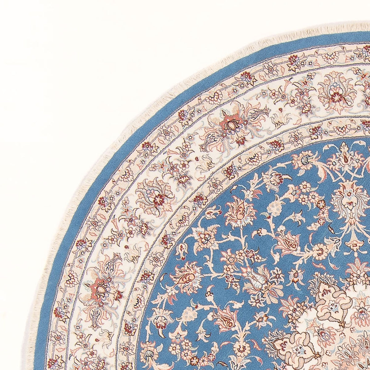 Perser Rug - Tabriz - Royal round  - 200 x 200 cm - blue