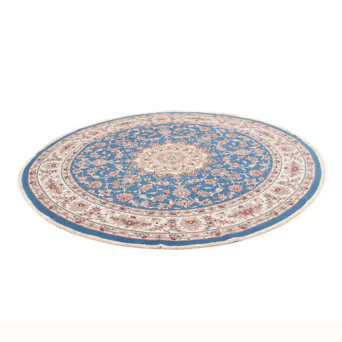 Perser Rug - Tabriz - Royal round  - 200 x 200 cm - blue