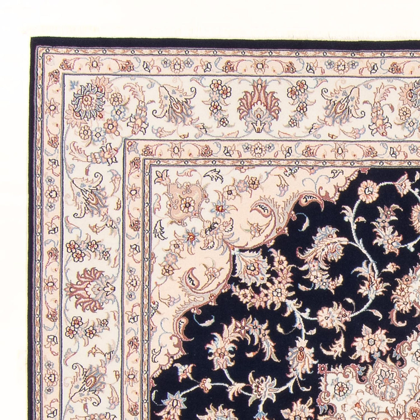 Tabriz - 50 Raj Rug 220x198cm - Persian Rugs