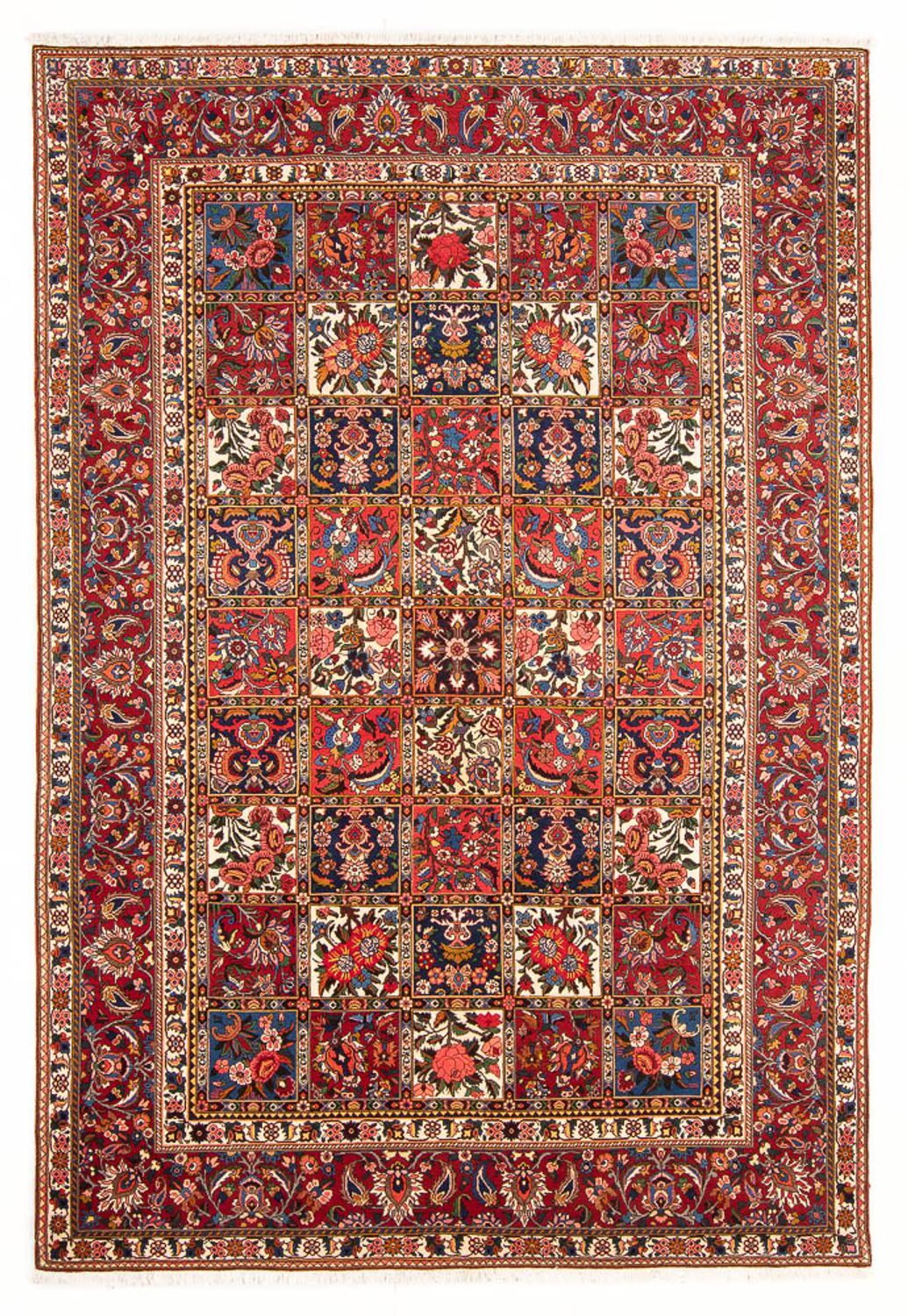 Perser Rug - Nomadic - 312 x 210 cm - dark red