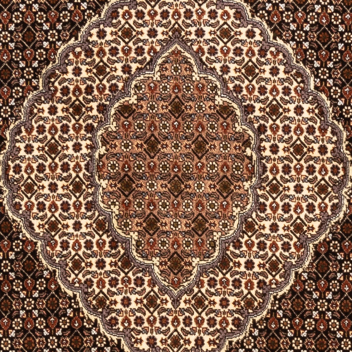 Perser Rug - Tabriz - Royal square  - 203 x 198 cm - dark beige