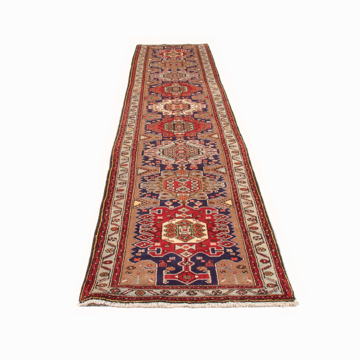 Runner Perser Rug - Nomadic - 403 x 82 cm - dark blue